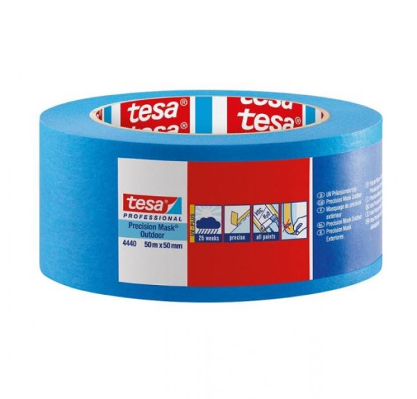 tesa Precision mask Outdoor 50mm x50m zila